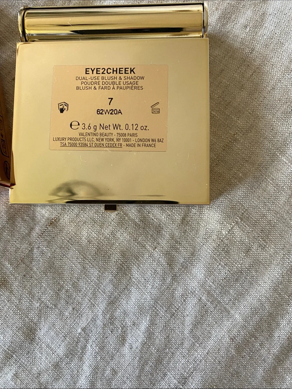 Valentino Eye2Cheek Blush — 7 Orange Delight